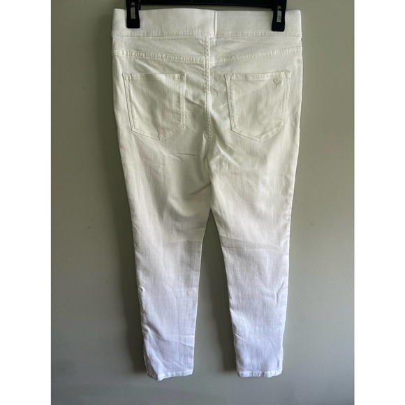 Martha Stewart White Jeans Stretch Waist band and pockets Size 6P Skinny - Picture 3 of 11